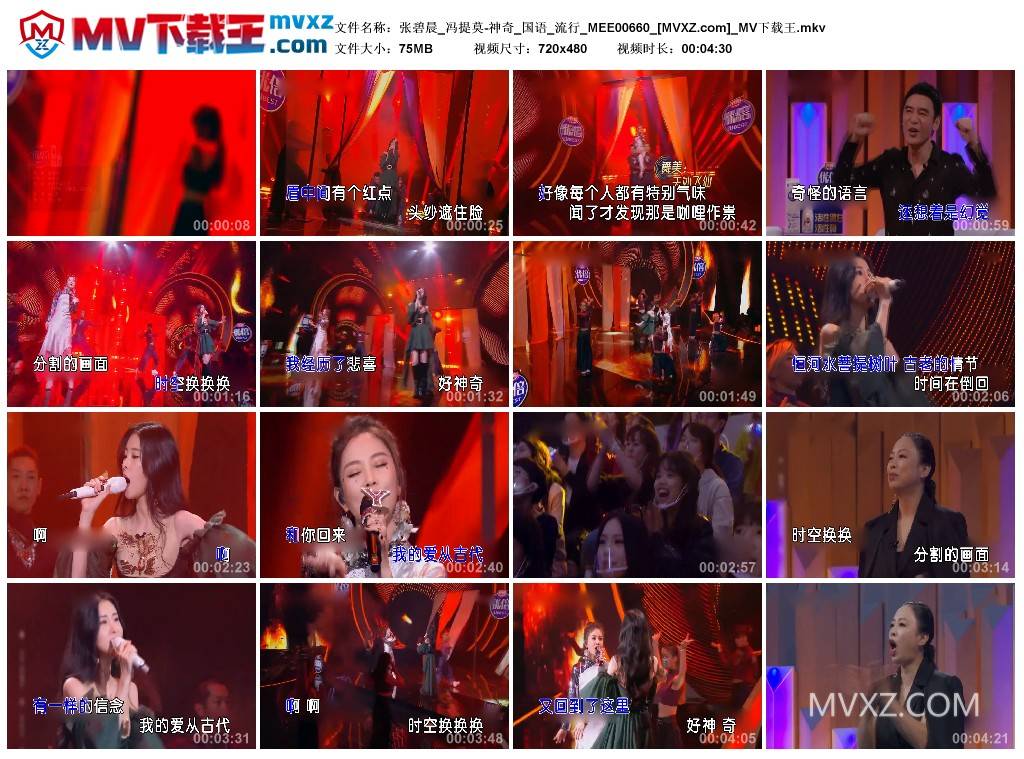 张碧晨_冯提莫-神奇_国语_流行_MEE00660